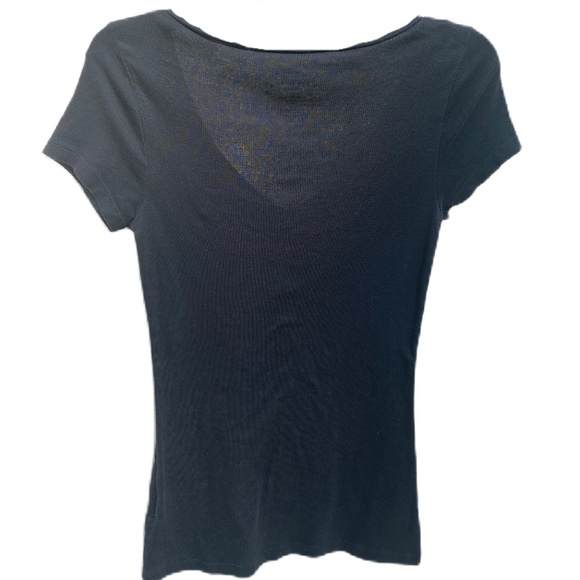 Old Navy t-shirt v-neck short sleeve tee black Medium - Picture 5 of 12